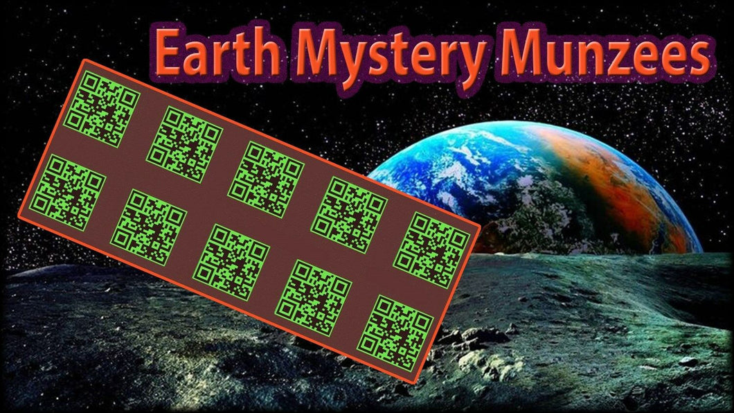 Earth Mystery Munzee Stickers - 10 Pack