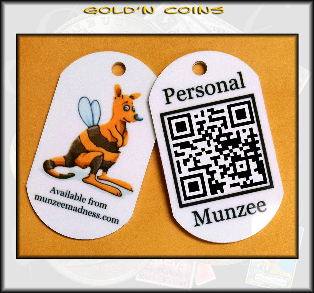 WallaBee Personal Munzee Dog Tag