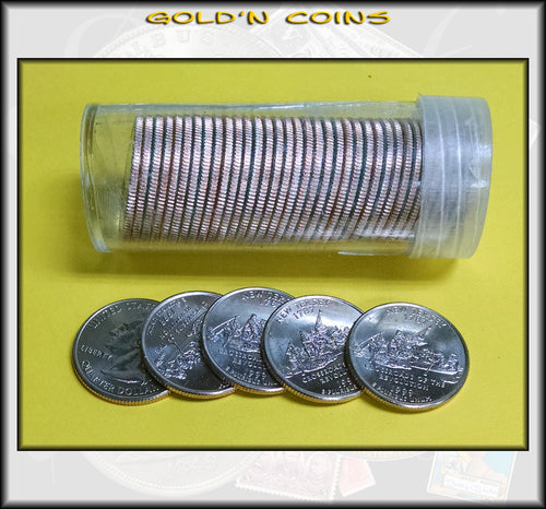 1999-D New Jersey State Quarter Roll (40 coins) - Uncirculated