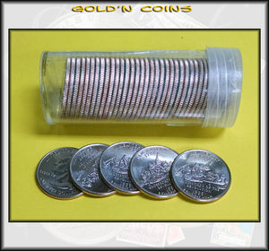1999-D New Jersey State Quarter Roll (40 coins) - Uncirculated