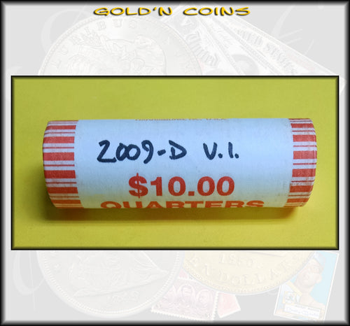 2009-D Virgin Islands Territorial Quarter Roll (40 coins) - Uncirculated